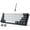 Black-White, variant on 60% Mechanical Gaming Keyboard Blue Wired Compact Keyboard Anti-Ghosting No-Conflict 61 Swappable keycaps Design for /