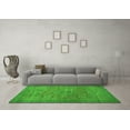 thumbnail image 3 of Ahgly Company Indoor Square Abstract Green Modern Area Rugs, 8' Square, 3 of 4