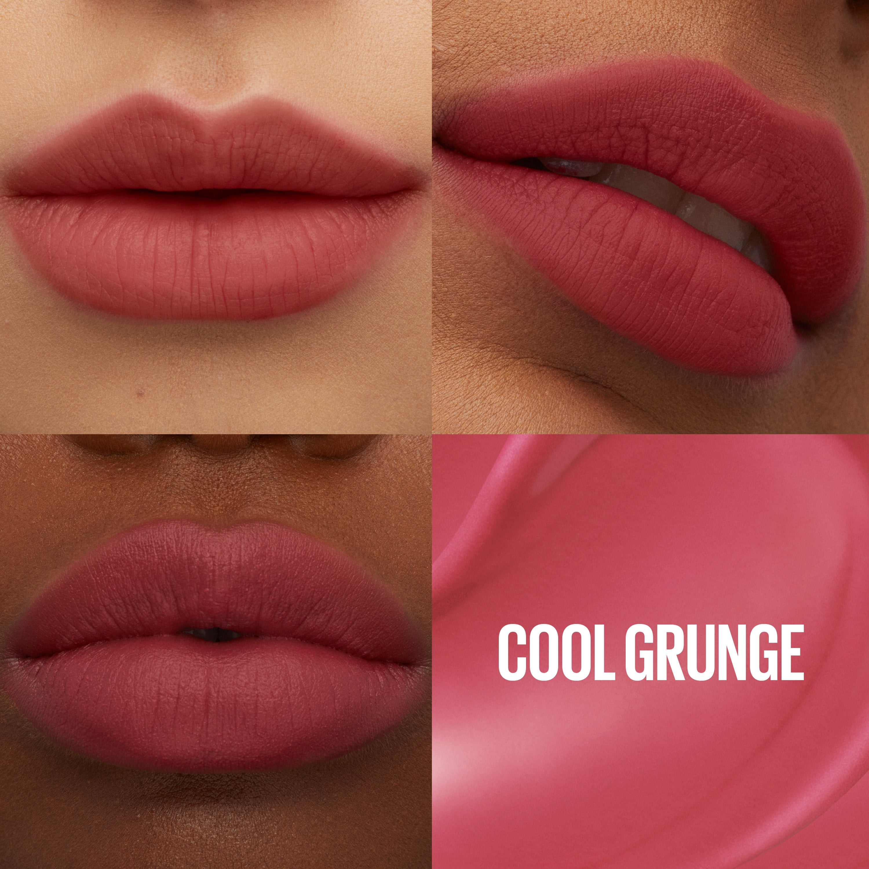 Maybelline Super Stay Teddy Tint Long Lasting Matte Lip Tint, Cool Grunge, 0.17 fl oz