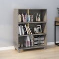 thumbnail image 2 of vidaXL Solid Wood Pine Book Cabinet Wooden Shelf Rack Furniture Multi Colors, 2 of 12