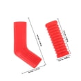 thumbnail image 2 of OUNONA 5Pcs Red Silicone Gear Shifter Lever Cover for Mountain Riding Motorbikes, 2 of 7