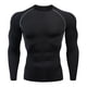 thumbnail image 1 of Traje deportivo de alta elasticidad europeo y americano Traje de baloncesto de secado rápido ajustado para hombres Traje de entrenamiento deportivo de manga larga para correr que absorbe la humedad, 1 of 6