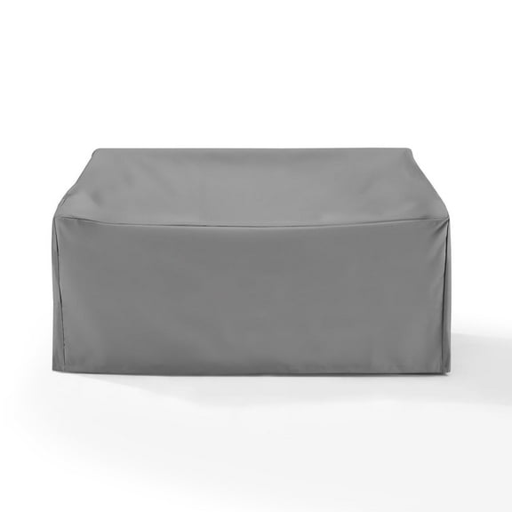 Outdoor Loveseat Cover - Waterproof & Durable Vinyl Protection - Patio Furniture Shield - Gray - 36.5" x 58" x 30"