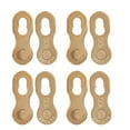 thumbnail image 2 of 4 pares de piezas de conector de eslabón perdido de cadena de bicicleta de acero de 10 velocidades accesorio de ciclismo dorado, 2 of 9