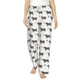 thumbnail image 2 of Goofa Dachshund Dog Puppy Printed Soft Pajama Pants for Women, Wide Leg Comfy Casual Lounge Yoga Pants-XX-Large, 2 of 9