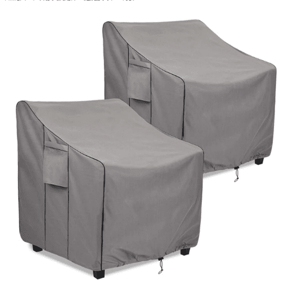 Patio Chair Covers Waterproof, Heavy Duty Outdoor Furniture Covers Fits up to 29W x 30D x 36H inches -2 Pack