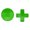 Green, variant on Adjustable Sensitivity Round Key Easy to Install Game Controller Component for Game Controllers for Gaming