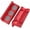 Red, variant on 4" Vise Pads, Reversible Pipe Vise, AN Fitting Vice Jaw Covers, Professional Grade Multi-Purpose Vise Jaw Protective Inserts for Any Metal Bench Vice (4", Red)