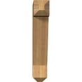 thumbnail image 2 of Ekena Millwork 5 1/2"W x 22"D x 30"H Traditional Craftsman Smooth Bracket, Western Red Cedar, 2 of 13