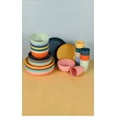 thumbnail image 4 of Nvzi 32pcs Wheat Straw Dinnerware Set,Plates and Bowls Set,Camping Dish Set for 8, Plastic Dinnerware Set,Dishwasher Safe Dinnerware Set,Dark Blue, 4 of 5