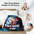 thumbnail image 5 of Personalized Baseball Blanket Gifts - Soft Cozy Sports Throw Blankets for Boys Kids - Custom Baseball Theme Gifts for Baseball Player Team - 30x40 Inches Small Blanket for Chair Couch, 5 of 6