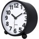thumbnail image 3 of Silent Analog Alarm Clock,black Metal Large 3d Digits,non Ticking Table Clock With Night Light Bedside Alarm Clock 10.8cm, 3 of 4