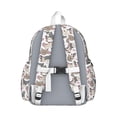 thumbnail image 3 of Bulldog Dog and Love Heart Backpack for School,Cute School Bag,Schoolbag with Adjustable Shoulder Straps & Padded Back,13.4"x11"x4.7", 3 of 6