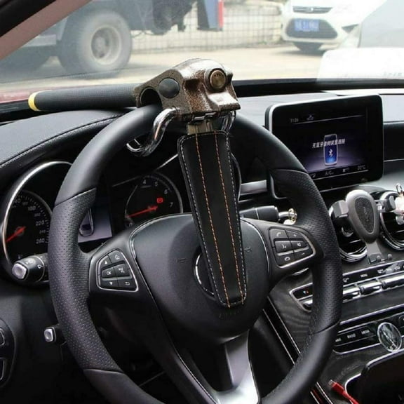 G3C22129LMASO High-end Steering Wheel Lock Anti Cut Saw Rust with 3 Keys for SUV Heavy Duty Vehicle Car
