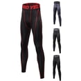 thumbnail image 3 of Men’s Sports Leggings,for Athletic Running Tights & Sports Leggings,White, 3 of 10