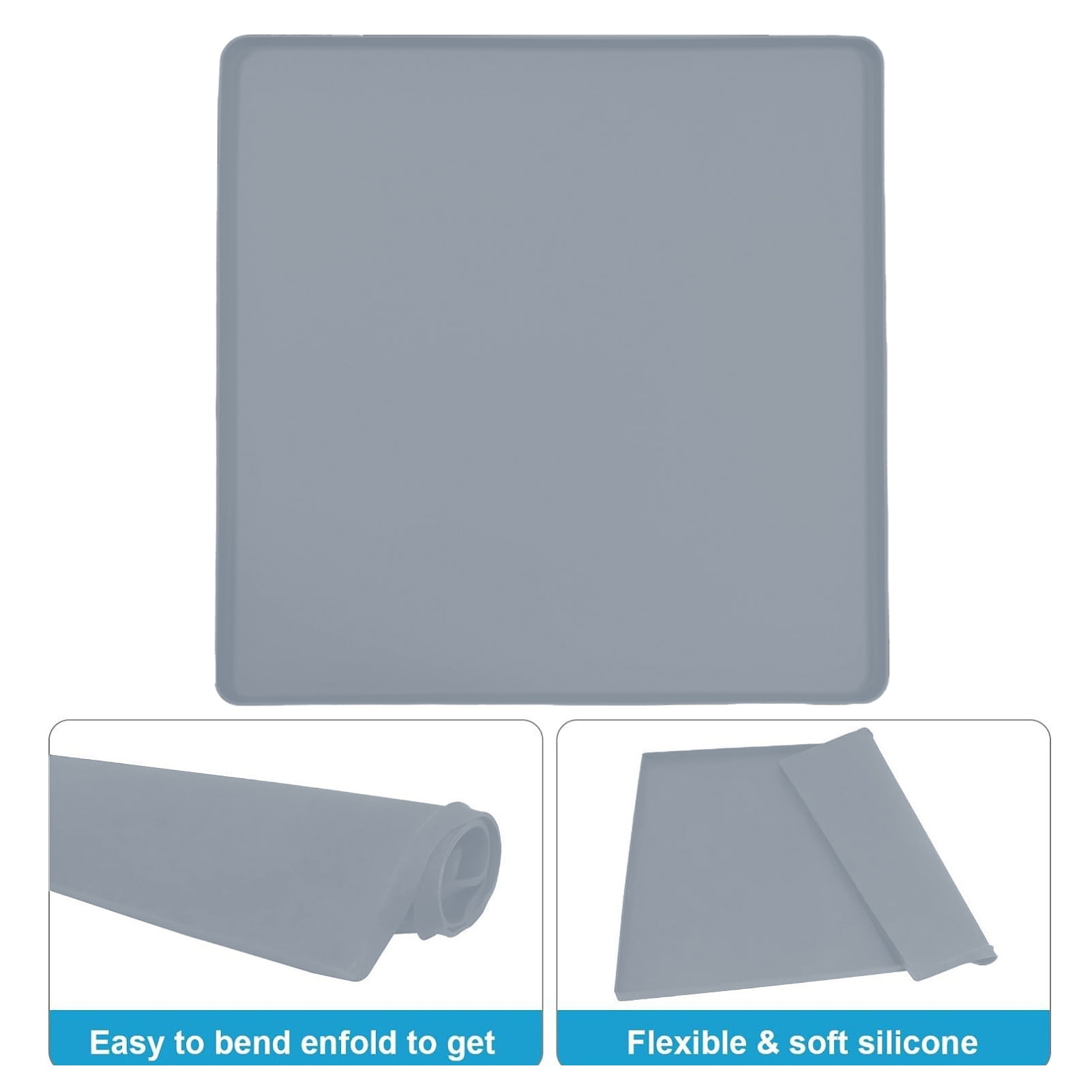 Washing Machine Pad Silicone Washing Machine Protector Mat Waterproof Non-slip Washer Dryer Dust-proof Cover Laundry Room Kitchen Top Protective Mat