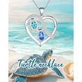 thumbnail image 6 of Mother Daughter Necklace/Grandma Granddaughter Necklace, Birthday Gifts for Aunt Niece Auntie Turtle Pendant Necklaces Jewelry Gifts for Women, 6 of 7