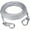 20 in, variant on Coated Stainless Steel Wire Rope Heavy Duty Outdoor Clothesline Anti Slip for Balcony Laundry Drying