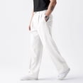 thumbnail image 4 of GINGTTO Men's Dress Pants Loose Fit Slacks for Men, 4 of 7