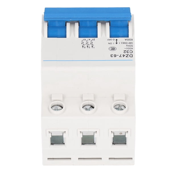 Interruptor de CircuitO en Miniatura, 400V 32A PA66 CircuitO 3P Para Sistemas Eléctricos