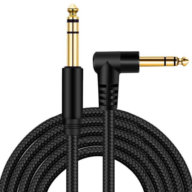 Cable de instrumentos Belipro TRS de 6,35 mm, 20 pies, macho a macho