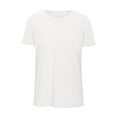 thumbnail image 4 of Abomasnow Women's Plus Size Short Sleeve T-Shirts Loose Fit Solid Color Crewneck Dressy Blouses Summer Spring Trendy Clothes 2025, 4 of 4