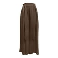 thumbnail image 4 of Pantalones palazzo anchos para mujer: pantalones elásticos y flexibles con cintura elástica para primavera/verano/otoño, 4 of 4