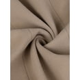 thumbnail image 5 of DARING DIVA Women's Plus Size Notched Lapel Single Breasted Trench Coat 3X Light Brown, 5 of 6