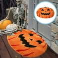 thumbnail image 6 of Btomtd 15.74' x 23.62' Pumpkin Themed Floor Mat Halloween Entryway Rug Thanksgiving Doormat Decor for Bath Kitchen Carpet Mat in Festive Colors, E, 6 of 7
