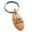 Rose, variant on Stainless Steel Carpe Diem Calligraphy Engraved Small Oval Charm Keychain Keyring