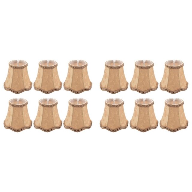 12X Lámpara de pared europea moderna Lámpara de araña de vela Pantalla de lámpara de araña para candelabro de vela de cristal Color