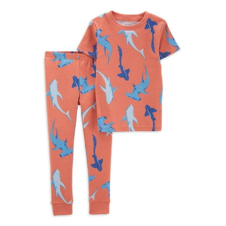 

Carter s Child of Mine Toddler Boy Cotton Top and Pants Pajama Set 2-Piece Sizes 12M-5T