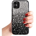 thumbnail image 4 of Bling Glitter Case for Samsung Galaxy S23 Ultra 5G,Sparkle Crystal Rhinestone 3D Homemade Diamond Full Cover Soft Slim Clear Bumper Protective Phone Case-Green, 4 of 5