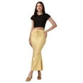 thumbnail image 5 of Stylesindia Women's High Waist Slim Bodycon Shimmer Party Club Night Out Maxi Long Pencil Skirts ( 3X-Large, Gold), 5 of 5