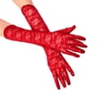 thumbnail image 2 of Lace Gloves for Women, Elegant Long Elbow Opera Lace Gloves for Women, 2 of 6