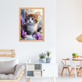 thumbnail image 2 of DIY 5D Diamond Painting Kit (for Adults) Diamond Painting "Cat, Snow Scene" - Full Diamond Crystal Rhinestone Embroidery Craft Kit, Can Be Used as Gift, Wall Decoration, 2 of 7