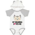 thumbnail image 3 of Inktastic Grandma Loves Me Girls Baby Bodysuit, 3 of 5