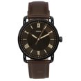 thumbnail image 1 of Fossil Copeland Brown Leather Strap Black Dial Quartz FS5666 Men's Watch, 1 of 1