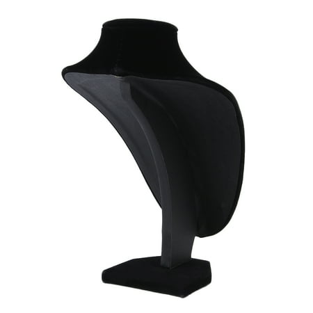 - Perfect Black Mannequin Necklace jewelry Velvet fabric Jewelry Pendant Display Stand Holder Decorate Perfect for Both Display and Ornament