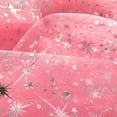 thumbnail image 2 of Sparkling Organza Star Peachy Pink 58 Inch Fabric Sold by the Yard, 2 of 3