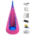 thumbnail image 3 of Vyrelis Light up Kids Pod Swing Seat,Sensory Pod Swing Hanging Hammock Swing Chair, Max 176Lbs Sensory Swing for Kids Indoor & Outdoor（Pink）, 3 of 8