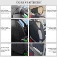 thumbnail image 7 of Car Seat Covers Full Set Fit for Toyota Prius 2001-2026, Premium Faux Leather Seat Protectors, Breathable, Waterproof & Anti-Slip Full Wrapping Edge Seat Covers (Black&White, Full Set), 7 of 7
