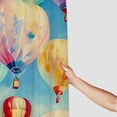 thumbnail image 3 of Orinice Balloons Bathroom Decor Set with Hooks, Colorful Luxurious Graphic Print Polyester Fabric Shower Curtain for Home Bathtubs Decoration 69x72, 3 of 7