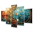 thumbnail image 2 of Designart "Mandalas Of Asian Painting III" Asian Art Metal Wall Décor Set, 2 of 5