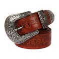 thumbnail image 1 of kurtrusly Trendy PU Leather Belt For Fashionable Outfits Embossed Pattern And Convenient Long flower brown 125cm 1Set, 1 of 6
