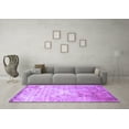 thumbnail image 3 of Ahgly Company Indoor Rectangle Abstract Purple Contemporary Area Rugs, 5' x 7', 3 of 4