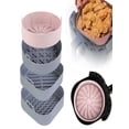 thumbnail image 3 of Cesta de silicona para freidora, molde de silicona para freidora de aire, fácil de limpiar, bandejas de horno para hornear, plato de Pizza, sartén para parrilla, accesorios para freidora de aire, 3 of 4