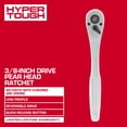 thumbnail image 2 of Hyper Tough 3/8-Inch Drive Pear Head Ratchet, 2 of 12