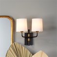 thumbnail image 2 of Jamie Young Co Lawton 2-Light Arm Wall Sconce in Bronze Finish, 2 of 8