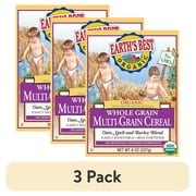 (3 pack) Earth's Best Organic Infant Cereal, Whole Multi-Grain, 8 oz. Box